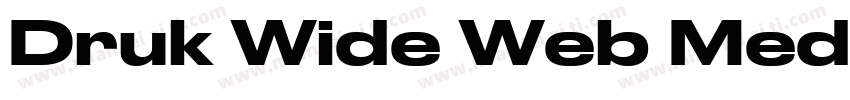 Druk Wide Web Medium字体转换